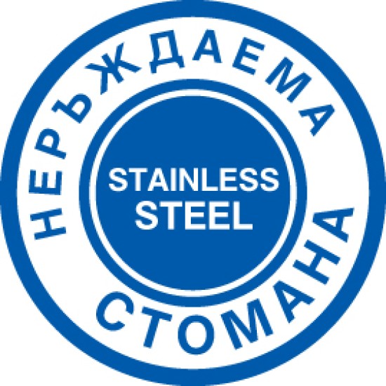 Двойна закачалка, Stainless steel accessories 1500- Монтаж чрез лепене