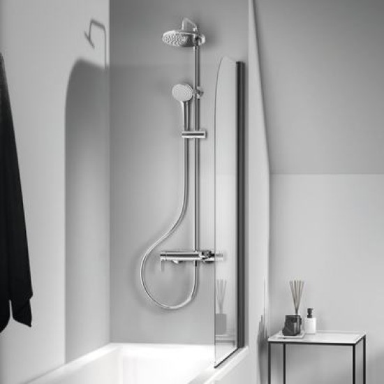 CERAFINE O душ система с едноръкохватков смесител за вана/душ